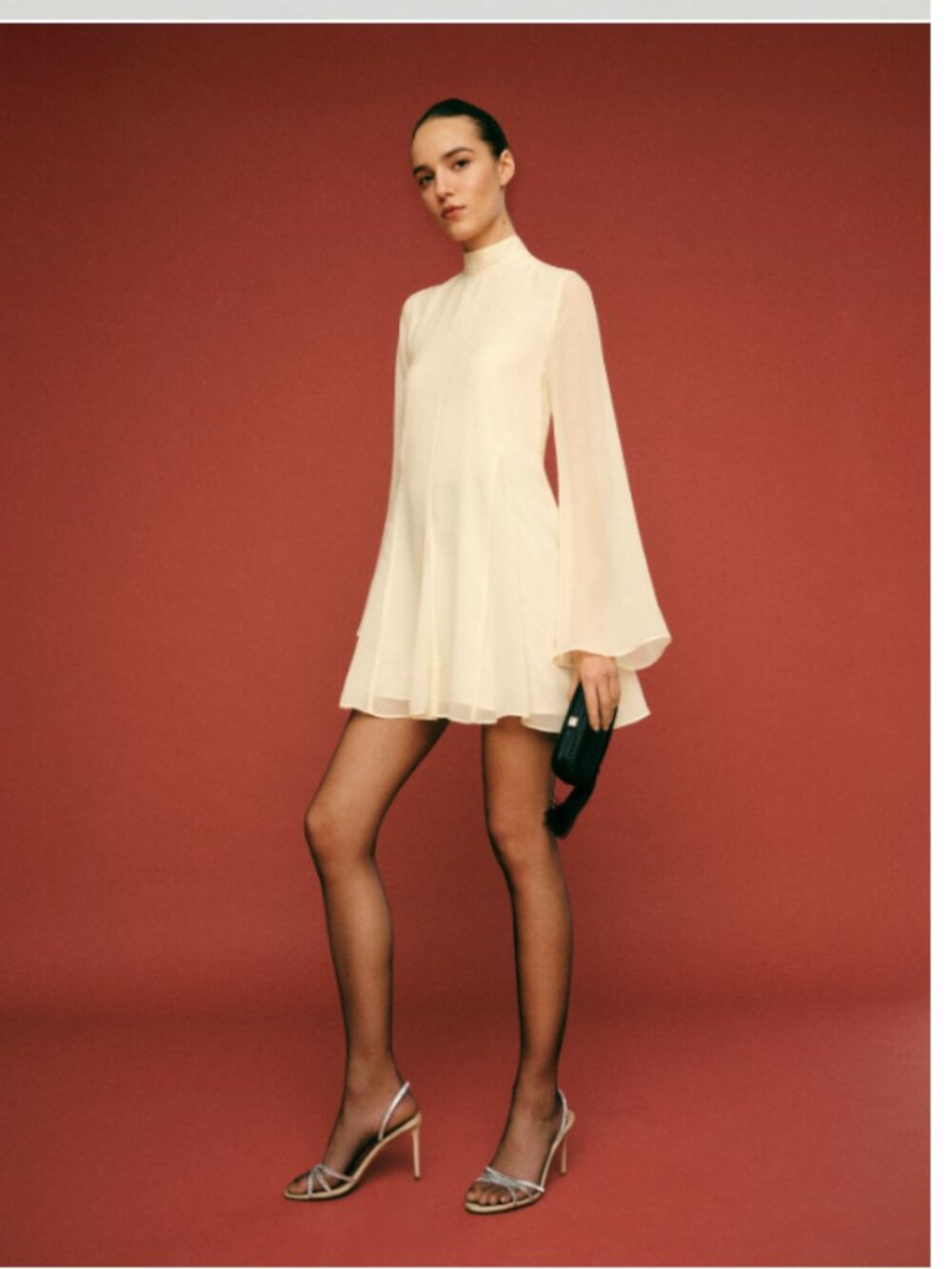 Reformation Torin Dress Ivory - Size S